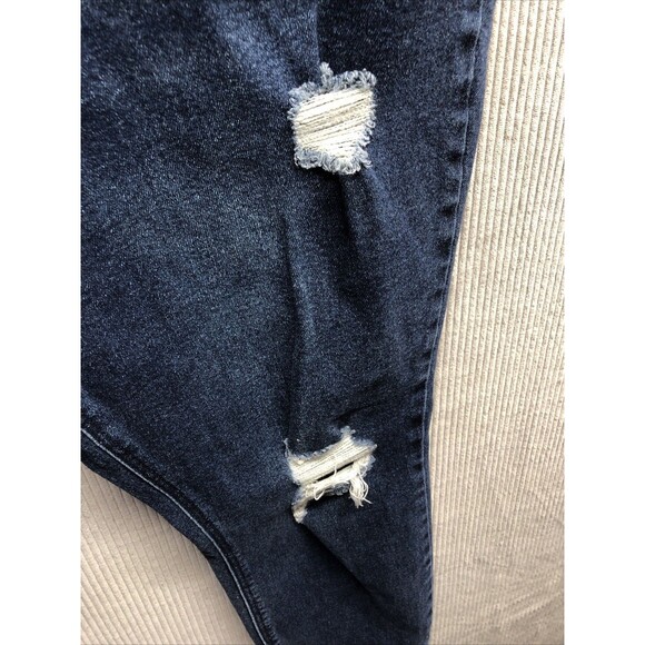 Old Navy Super Skinny Jeans Size 18 Petite Mid Rise Rockstar Factory Destroyed - Picture 7 of 16